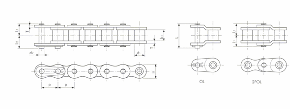 Tsubaki ANSI N.E.P. Chain