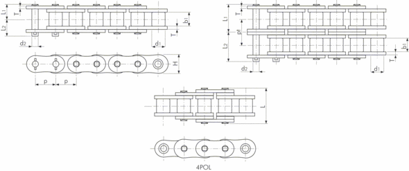 Tsubaki Heavy Duty Super Series Chain